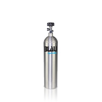 CO2  Aluminum Tank 1L (salida horizontal)